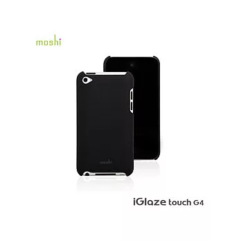 moshi iGlaze touch G4 超薄簡約iPod touch 保護背殼 (黑)黑