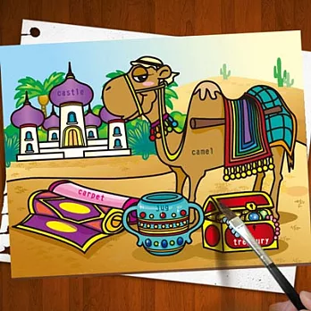 【神奇環保水繪卡】可愛動物篇-駱駝