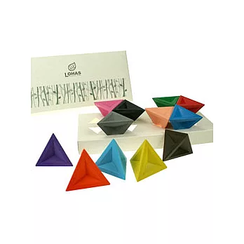 兒童安全金字塔蠟筆(12色)