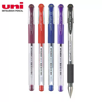 三菱 uni Signo DX 0.38 UM-151 超細中性筆_5色(黑.藍.紅.紫.酒紅)