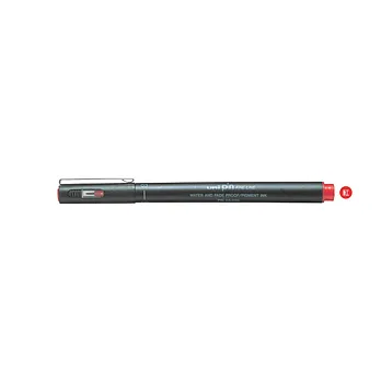 三菱 uni pin FINE LINE pin03-200 代用針筆_紅
