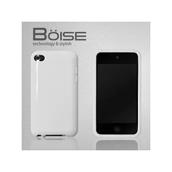 Nude-Pure手感系列 經典純色iPod touch 4 保護套/白白