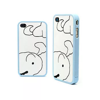 蠟筆小新系列 iPhone4專用保護殼(小白)