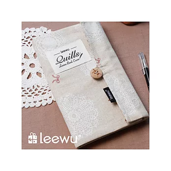 leewu 鵝毛筆經典筆記筆袋.凡爾賽 (含I Catch 生活捕手儲值本)