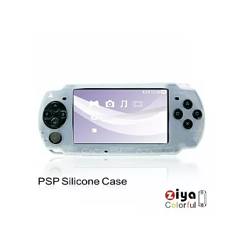 PSP-3000 矽膠保護套 (後開式-透明)透明