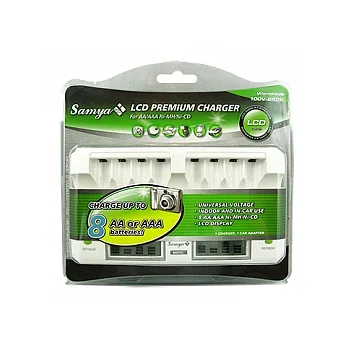 Samya 智慧型LCD快速充放電器