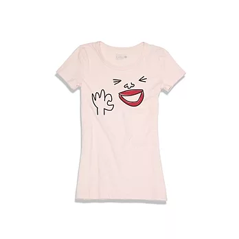 *so that’s me* OK !圓領 蜜桃棉 女T 桔粉色 短袖 S