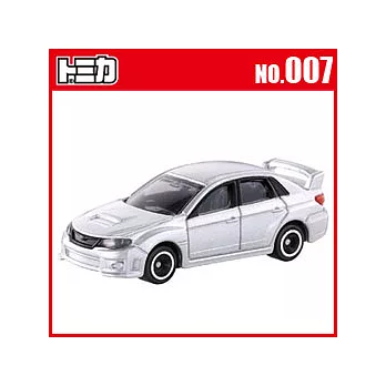 【TOMICA】多美小汽車NO.007 速霸陸IMPREZA 銀白