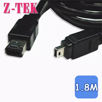 Z-TEK IEEE1394 6P to 4P 傳輸線(ZC093)