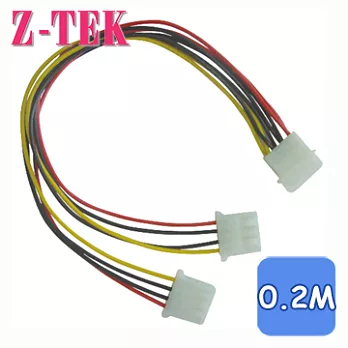 Z-TEK 4Pin 電源線0.2M (ZC104)