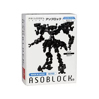 ASOBLOCK日系積木《基礎系列》252K黑色魔武者