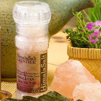 【HimalaSalt 喜瑪拉雅山】萬古流香粉紅岩鹽 研磨瓶(113g)
