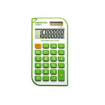 利百代 8位數彩色超值計算機(LB-989)(綠色)