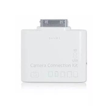iPad 專用 Carmara USB連接埠 + 多合一記憶卡讀卡機 5 in 1