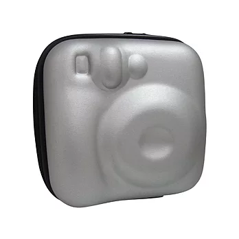 拍立得造型硬殼相機包/銀色