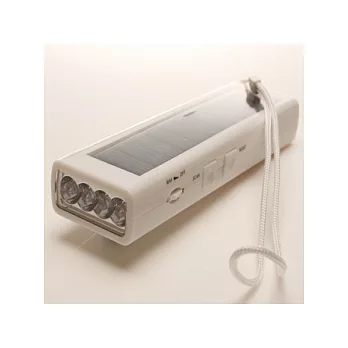 UT-SF01 環保太陽能手電筒白色