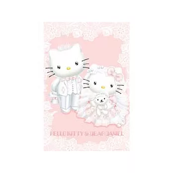 Hello Kitty夢幻婚禮夜光拼圖1000片