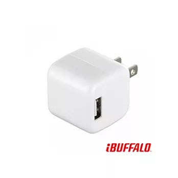 Buffalo 方塊機 USB充電座(2port)-白色