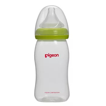 日本貝親-寬口母乳實感PP奶瓶240ml/綠
