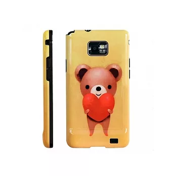 Epicase 插畫設計師Samsung Galaxy S II i9100抗磨手機殼/硬殼-Heart