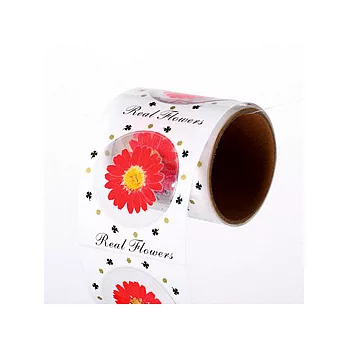 MARK’S壓花貼紙(紅花)