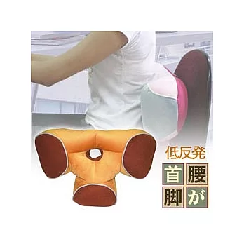 T字人體工學腰墊枕-焦糖色焦糖色