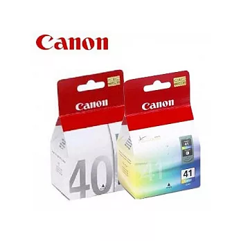 CANON PG-40 + CL41 原廠墨水匣(1黑+1彩)