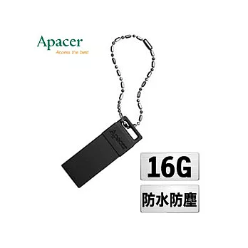 Apacer 宇瞻 AH110 16G 防水袖珍碟 黑色