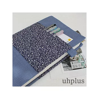 uhplus 小花園書衣系列-小百合藍