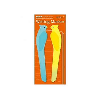 MIDORI Writing Marker便條貼-鸚鵡