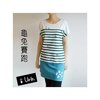 :Urb.【龜兔賽跑】女/藍跑道/創意雙層綁繩款/M