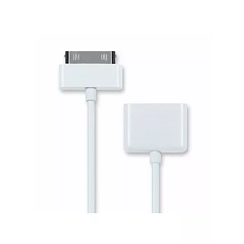 iPhone/iPad 專用傳輸充電延長線(公對母)-白色