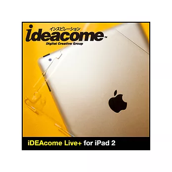 iDEAcome(Live+系列)極簡輕薄iPad2背蓋保護殼(透明)