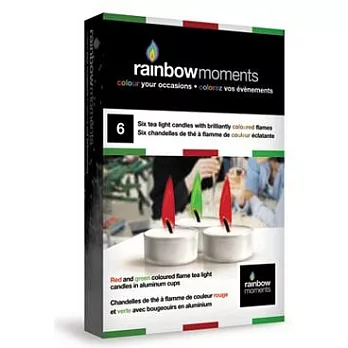 【加拿大Rainbow Moments】彩色火燄鋁殼包 (紅焰+綠焰,共6個)