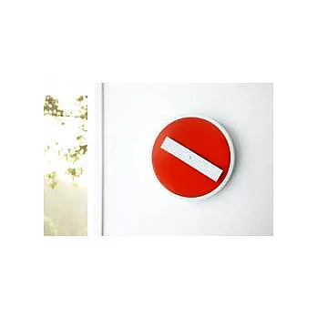 【Yamazaki】壁掛趣味時鐘(禁止進入)