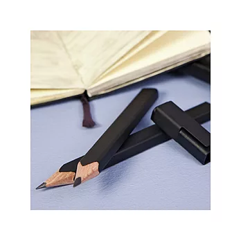 Moleskine鉛筆(2支)+可夾筆蓋(1個)+削鉛筆器(1個)