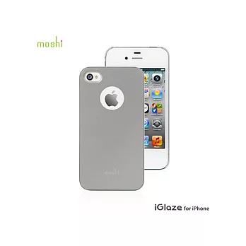 Moshi iGlaze 4 -iPhone 4/4S 專用超薄時尚保護背殼(灰)