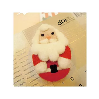 <雙手牌>聖誕老公公羊毛氈材料包