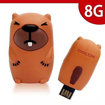 DIGILION | mini-eyes可變裝彈出式隨身碟 (8GB / Odo)