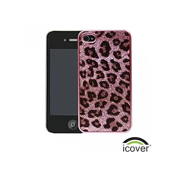 【icover】iPhone 4/4S 豹紋系列背蓋 - 粉紅豹