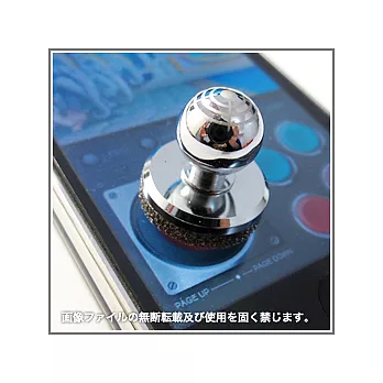 iPhone、Android【通用鋁合金隨身觸控遊戲搖桿】周邊(銀色質感款)