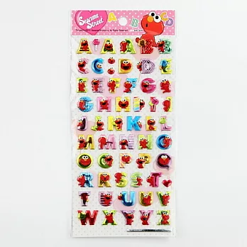 芝麻街英文字母貼紙