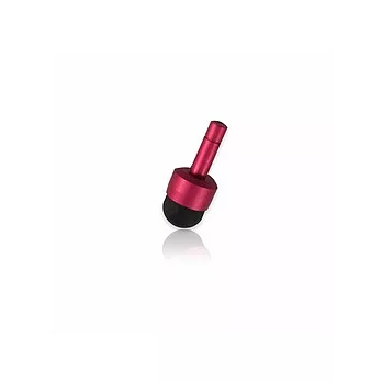3.5mm耳機孔防塵塞 / 電容式觸控筆 兩用-桃紅色