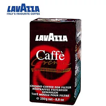 【LAVAZZA】Caffe Crema研磨咖啡粉 250g (鋁箔包)