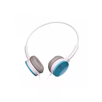 CLiPtec Color Band 時尚造型頭戴式耳機-藍