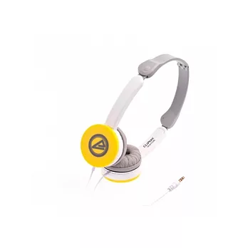 CLiPtec Modenz 迷你頭戴式立體聲耳機-黃