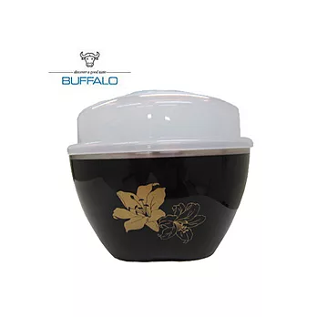 牛頭牌彩晶雙層高蓋隔熱碗(黑色)