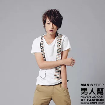 【男人幫】T0684*自創品牌【街頭型男連帽造型短袖T恤】白色L