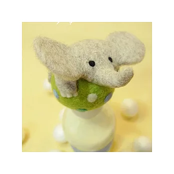 <雙手牌>小象球球羊毛氈材料包