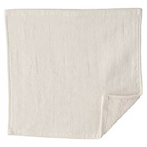 [MUJI 無印良品]有機棉紗織毛巾手帕原色